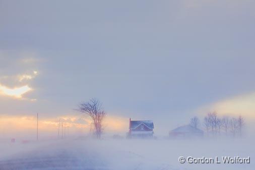 Blowing Snowscape_13335.jpg - Photographed at Ottawa, Ontario - the capital of Canada.